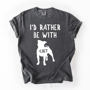 Personalized Pitbull Silhouette Shirts