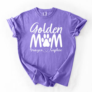 Personalized Golden Retriever Mom Shirt