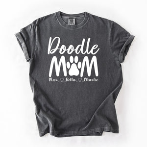 Personalized Doodle Mom Shirt