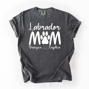 Personalized Labrador Mom Shirt