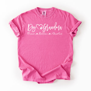 Personalized Dog Grandma Shirt