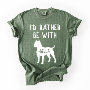 Personalized Pitbull Silhouette Shirts