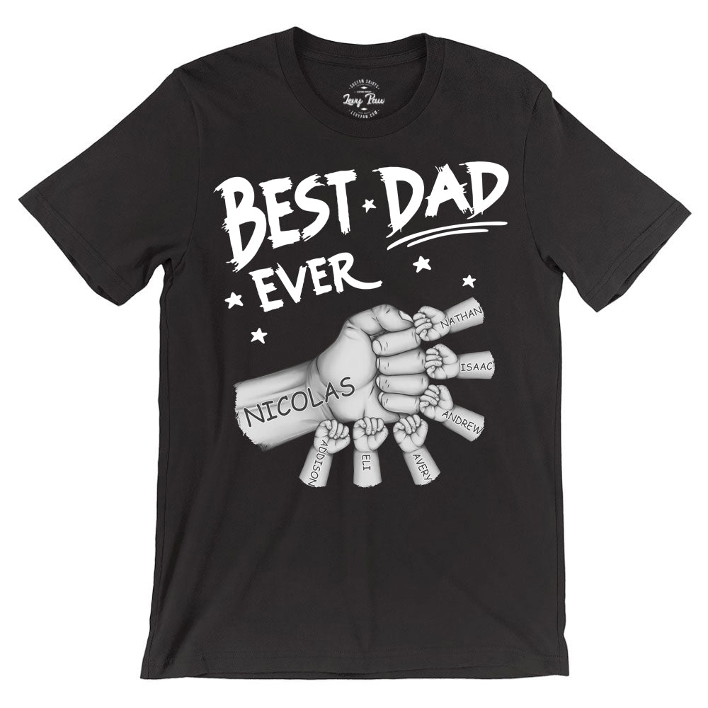 Best Dad Ever – Personalized Father’s Day T-Shirt