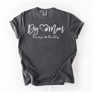Personalized Dog Mom Shirt With Dog Names | Custom Pet Lover Gift 🐾