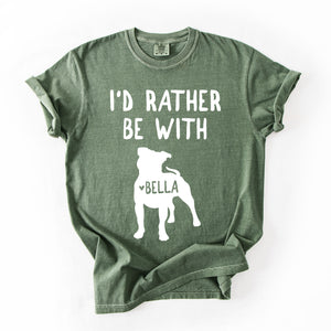 Personalized Pitbull Silhouette Shirts