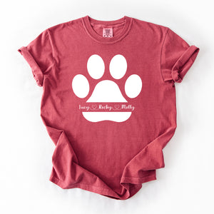 Personalized Paw Print Shirts 🐾