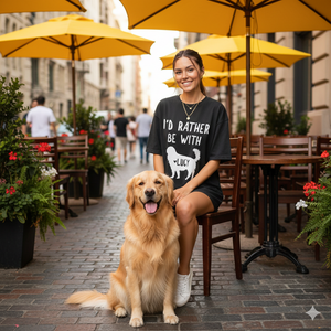 I'd Rather Be With Personalized Dog Shirts