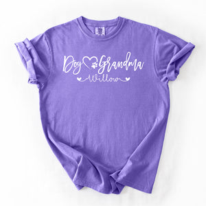 Personalized Dog Grandma Shirt