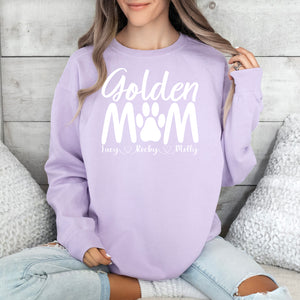 Personalized Golden Retriever Mom Shirt