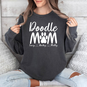 Personalized Doodle Mom Shirt