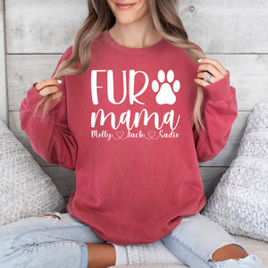 Personalized Fur Mama Shirts