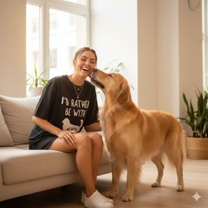 I'd Rather Be With Personalized Dog Shirts
