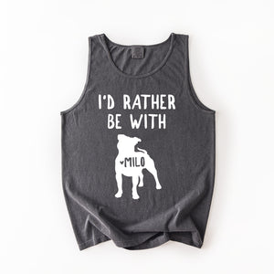 Personalized Pitbull Silhouette Shirts