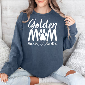 Personalized Golden Retriever Mom Shirt