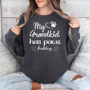 Personalized My Grandkids Have Paws