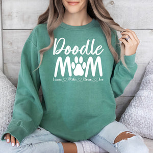 Personalized Doodle Mom Shirt