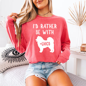 I'd Rather Be With Personalized Dog Shirts