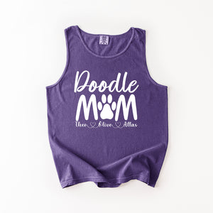 Personalized Doodle Mom Shirt
