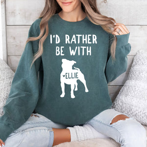 Personalized Pitbull Silhouette Shirts