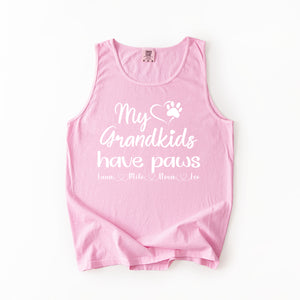 Personalized My Grandkids Have Paws