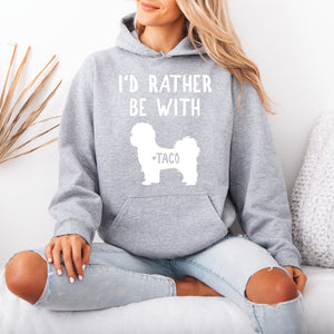 I'd Rather Be With Personalized Dog Shirts
