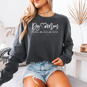 Personalized Dog Mom Shirt With Dog Names | Custom Pet Lover Gift 🐾