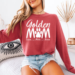 Personalized Golden Retriever Mom Shirt