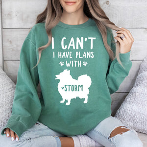 I Can't I Have Plans With Personalized Dog Name Shirts