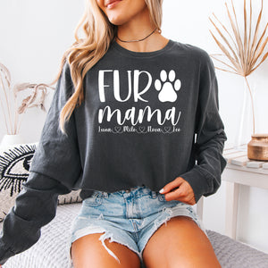 Personalized Fur Mama Shirts