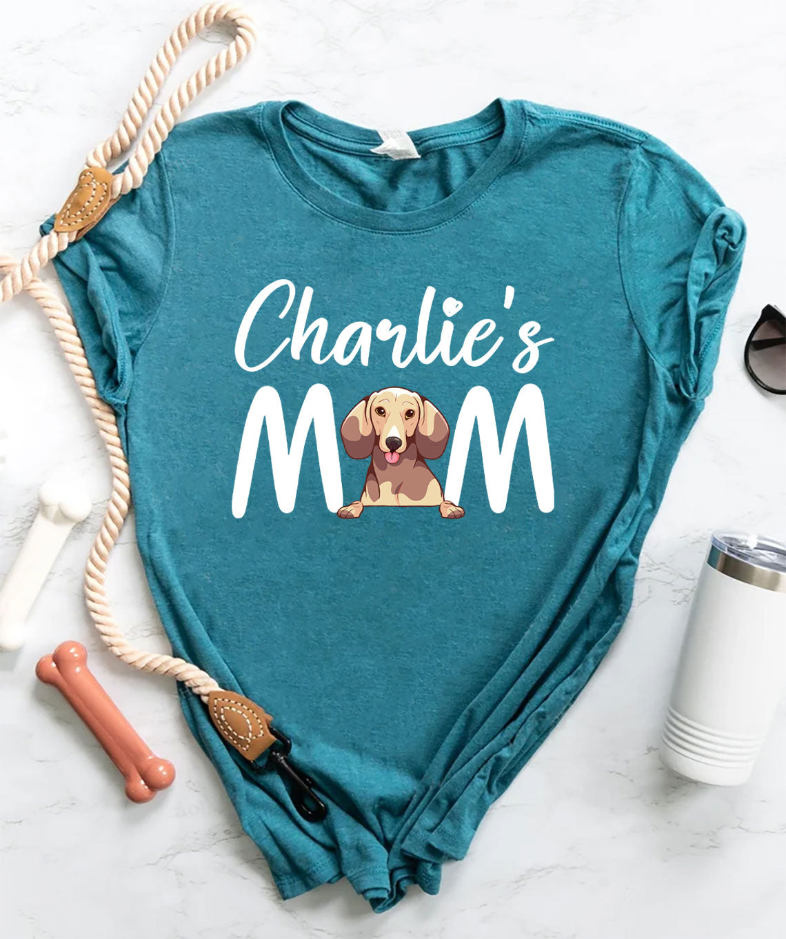 Personalized Dachshund Mom Shirts With Dog Name