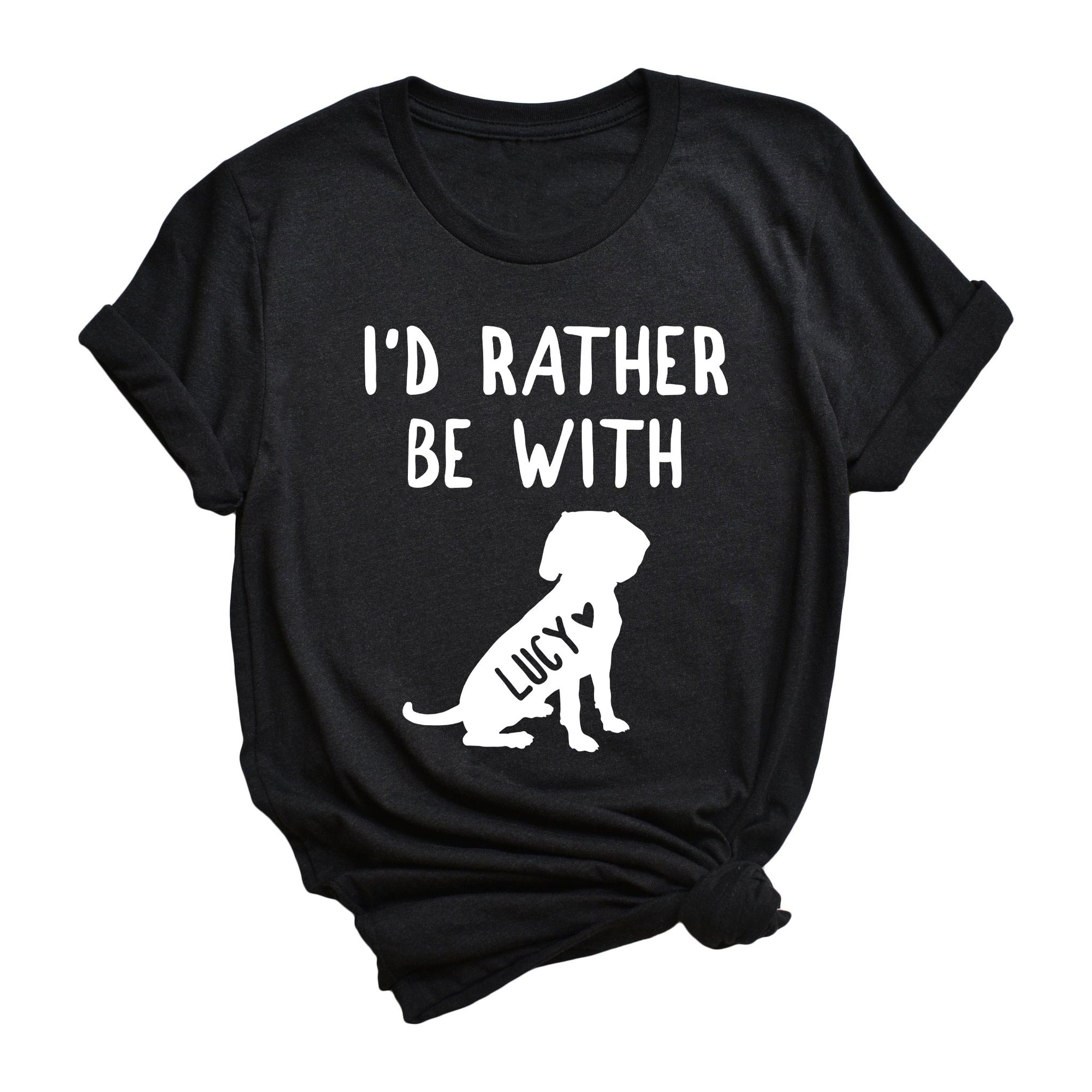 Personalized Beagle Shirts I’d Rather Be With My Beagle