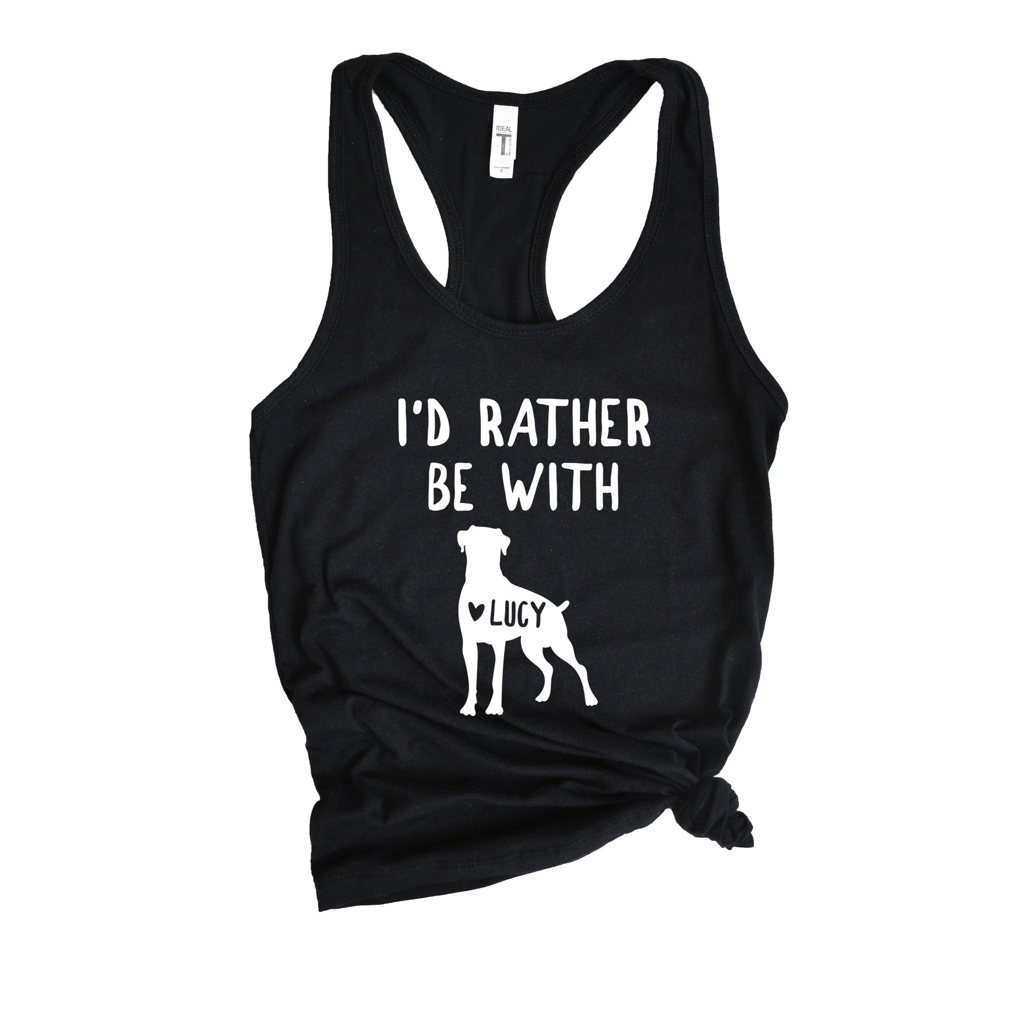 Personalized Boxer Dog Shirts I’d Rather Be With My Boxer