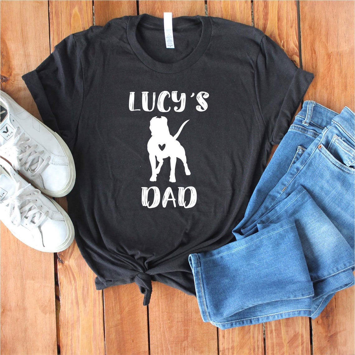 Pitbull on sale dad shirt