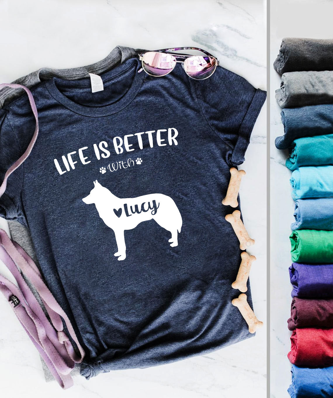 Life Is Better With Personalized Husky Shirts