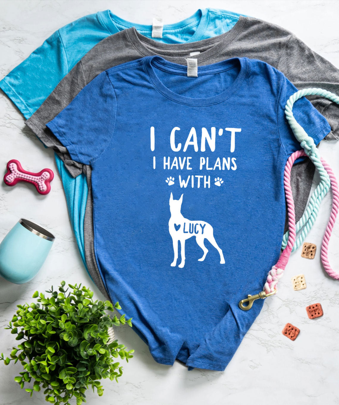 I Can’t I Have Plans With Personalized Great Dane Shirts