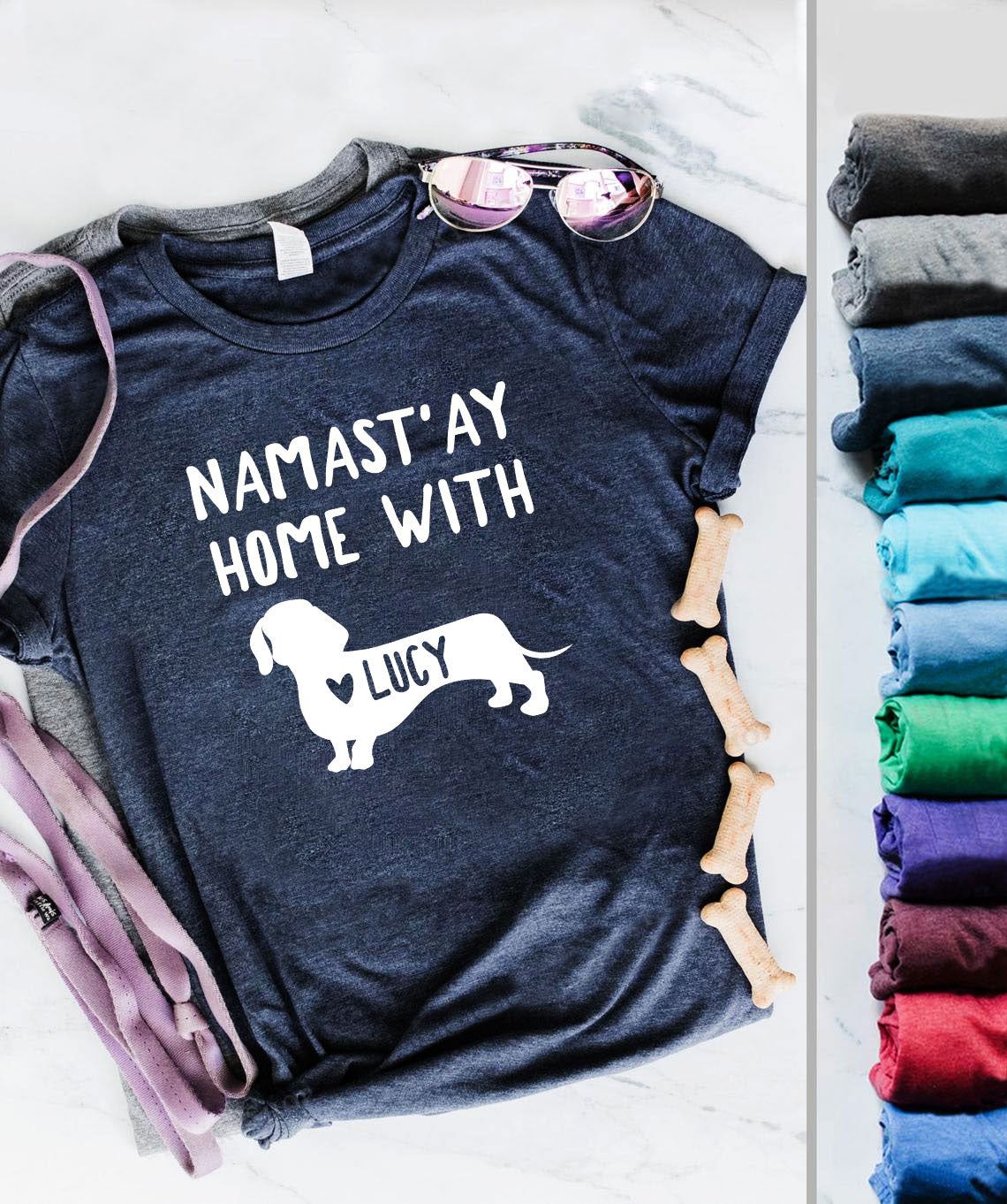 Namastay Home With Personalized Dachshund Shirts