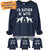 I’d Rather Be With “Dog Names” Personalized Sweatshirt | Unisex Crew Neck Sweatshirt | Gildan 18000