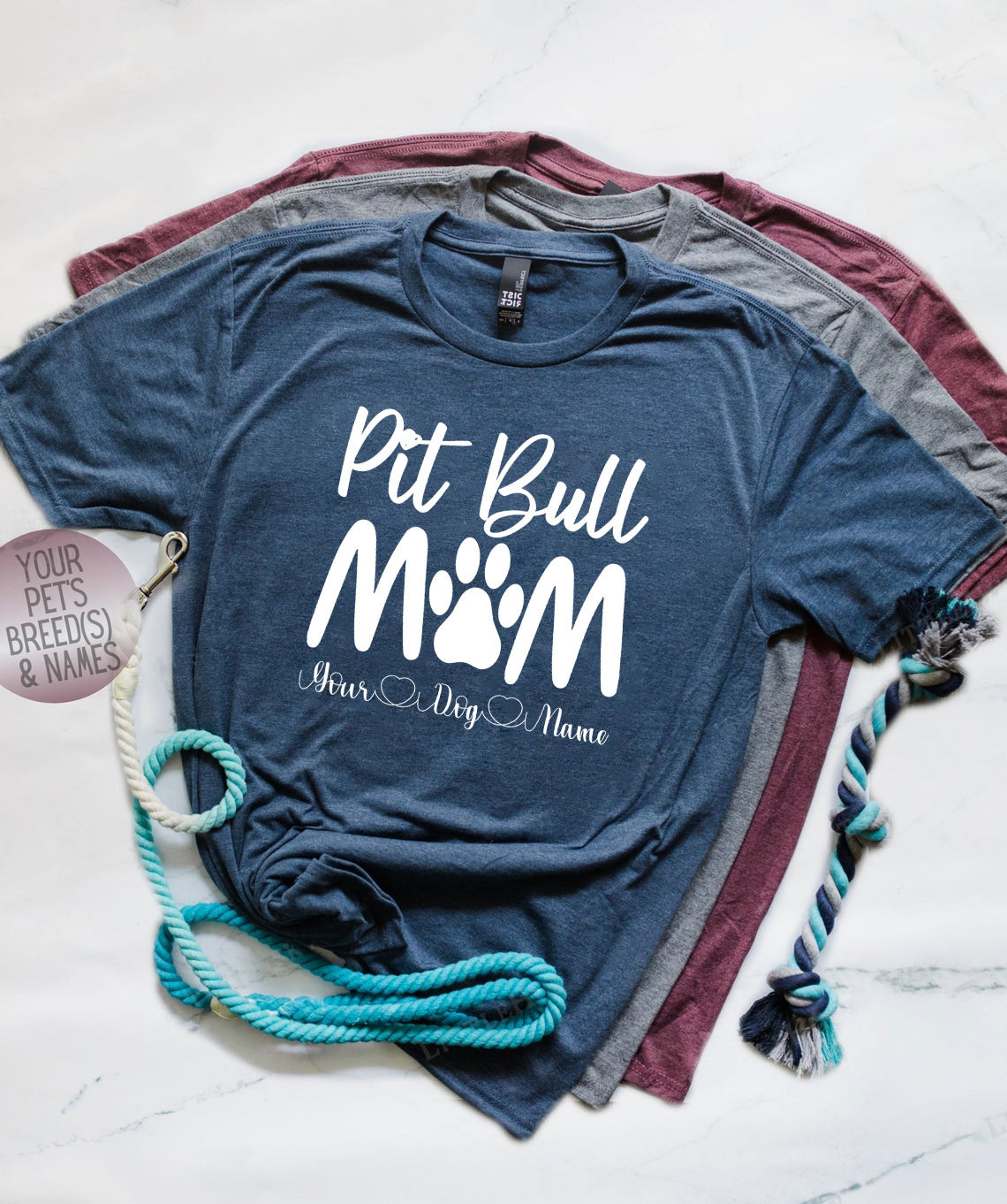pitbull dog mom shirt